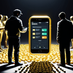 **

"A digital gold rush scene with smartphones replacing pickaxes, people scrambling for data instead of gold, and a shadowy figure representing data brokers in the background, hinting at privacy concerns. A visual metaphor for the health app boom and data privacy issues."

**